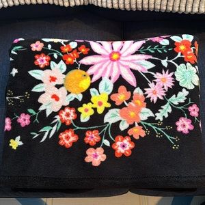 Flowers Vera Bradley throw blanket